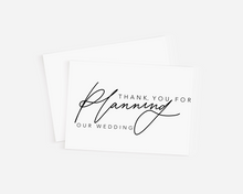 Load image into Gallery viewer, WEDDING VENDOR THANK YOU CARDS
