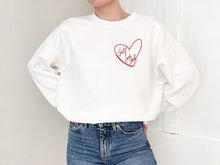 Load image into Gallery viewer, SELF LOVE CLUB UNISEX OVERSIZED SWEATER
